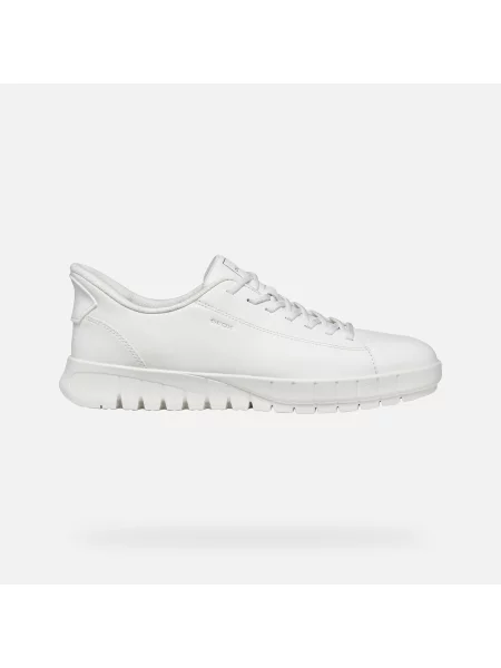 Sneakerși Geox alb