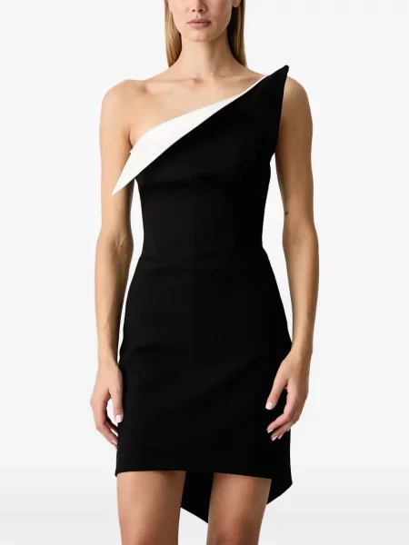 Rochie Karl Lagerfeld asimetrică negru