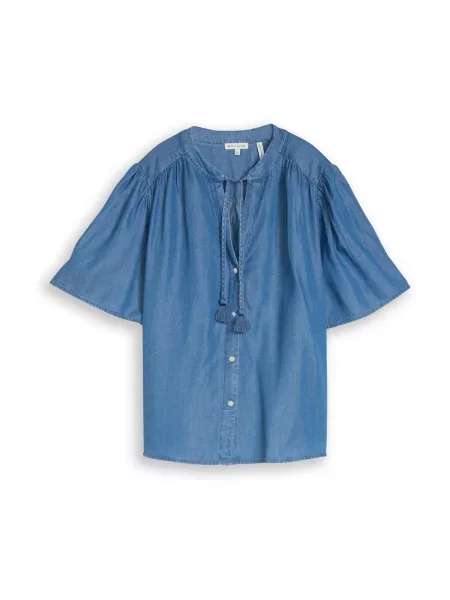 TOM TAILOR Bluza traper plavi