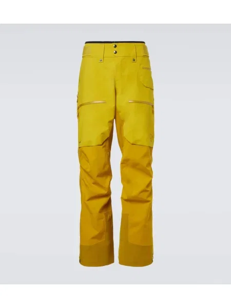 Športne hlače Norrøna rumena