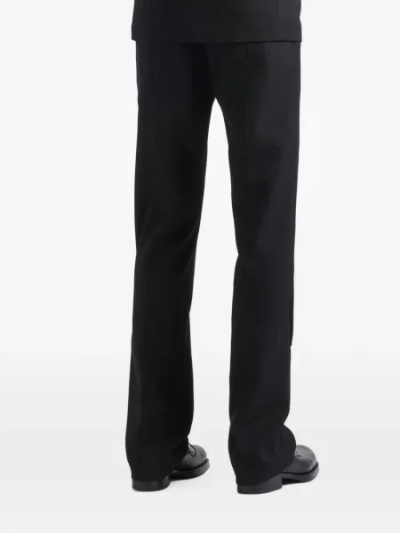 Pantaloni Prada de lână negru