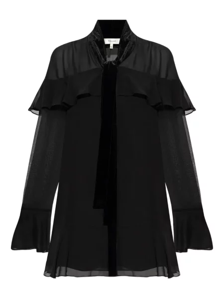 Rochie Frame cu volane de costum negru