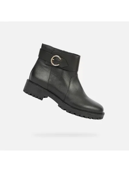 Kotníkové boty Geox černé