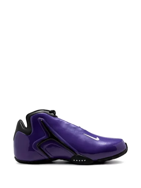 Sneakerși Nike Air Max din piele cu autograf cu mâneci scurte albastru