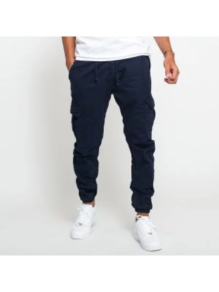 Běžecké tepláky Urban Classics modré