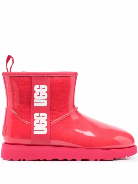 Botine Ugg cu imagine roz