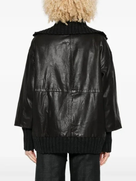 Kožna jakna The Jackie Leathers crna