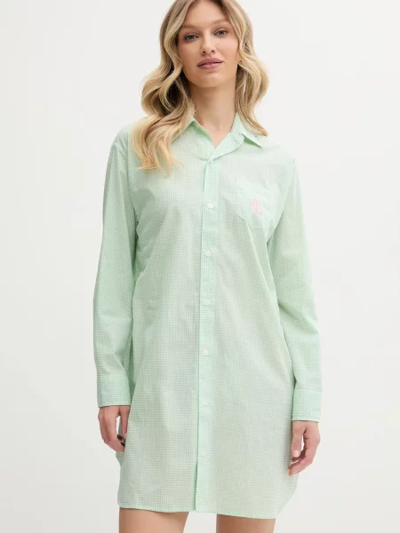 Нощница Lauren Ralph Lauren дамска зелено