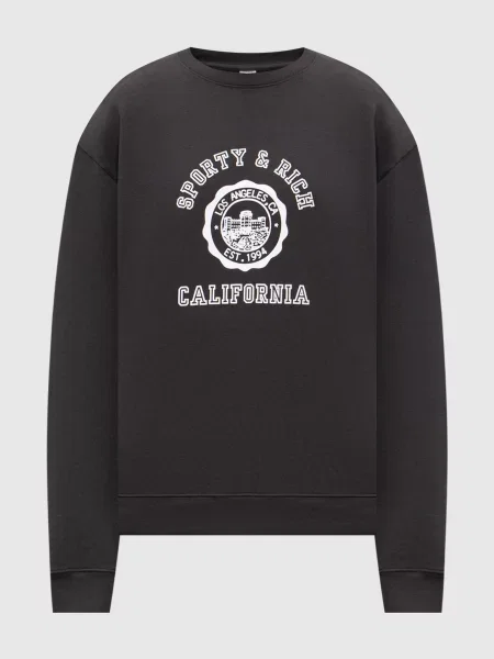 Утеплений світшот California Sporty & Rich сірий