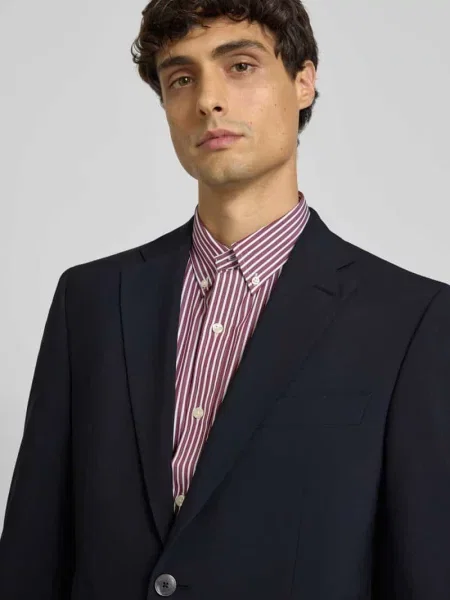 Marynarka garniturowa o kroju slim fit z mieszanki żywej wełny model H-HARVEY-MM-C-NF' Boss