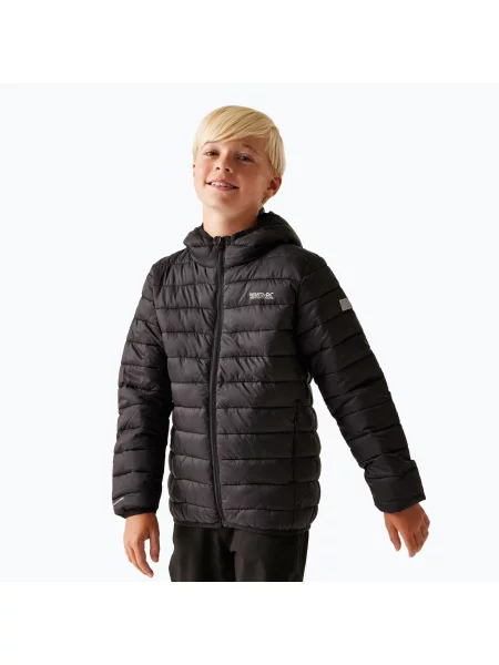 Geacă cu puf pentru copii REGATTA Junior Hooded Marizion black negru
