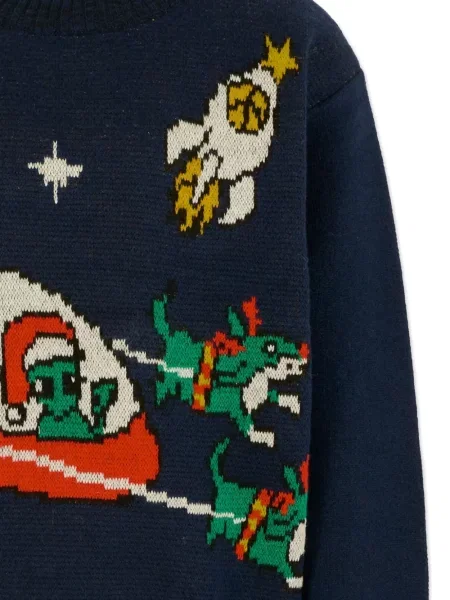 Sweter dziecięcy Molo niebieski