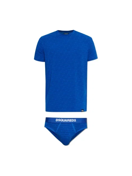 Koszulka Dsquared2 niebieska