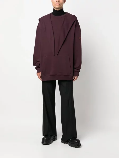 Džemperis su gobtuvu Raf Simons violetinė