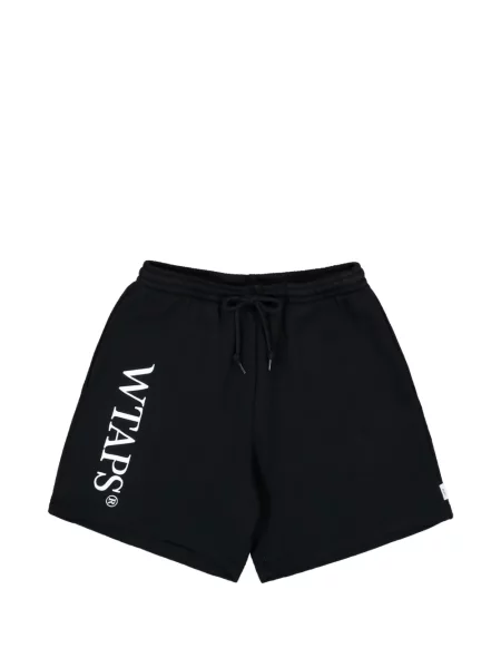 Pantaloni scurți Wtaps cu imagine cu cordon negru