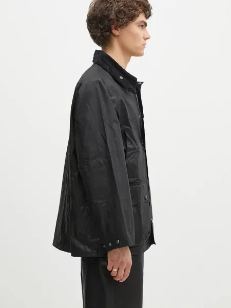 Barbour jachetă cerată OS Bedale Wax Jacket negru