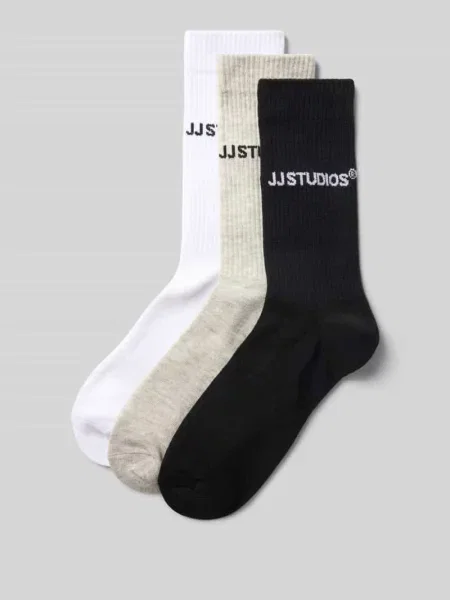 Skarpety z detalem z logo w zestawie 3 szt. Jack & Jones