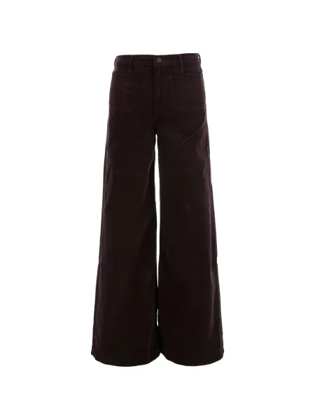 Pantaloni Mother de catifea cord maro