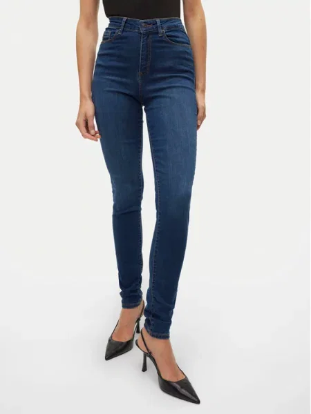 Vero Moda Jeansy Sophia Skinny Fit niebieski