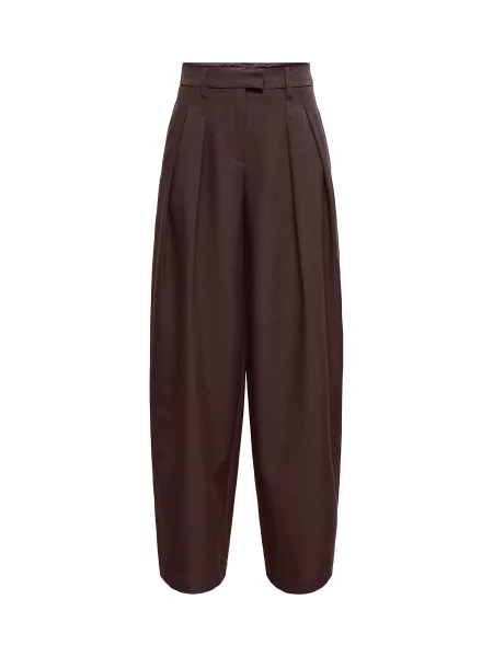 ONLY Pantaloni cutați ONLKirsy ciocolatiu