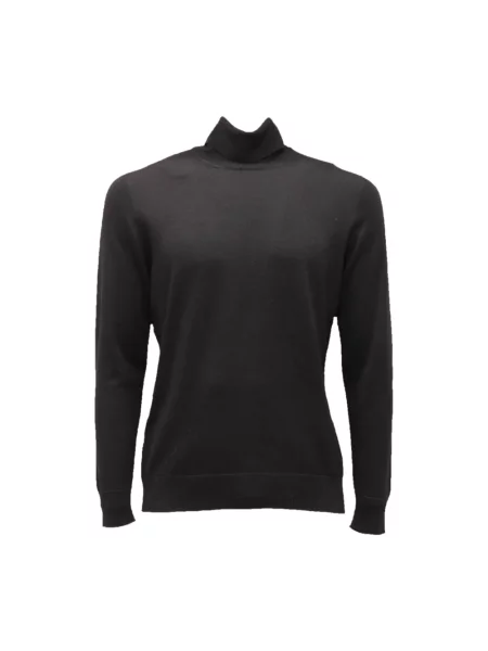 Golf La Fileria wełniany czarny