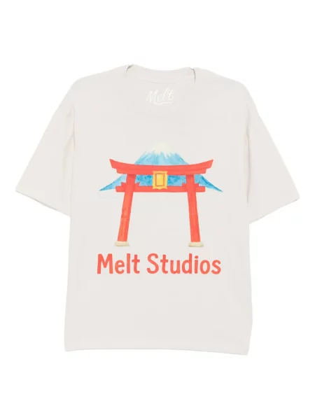 Tricou Melt cu imagine negru