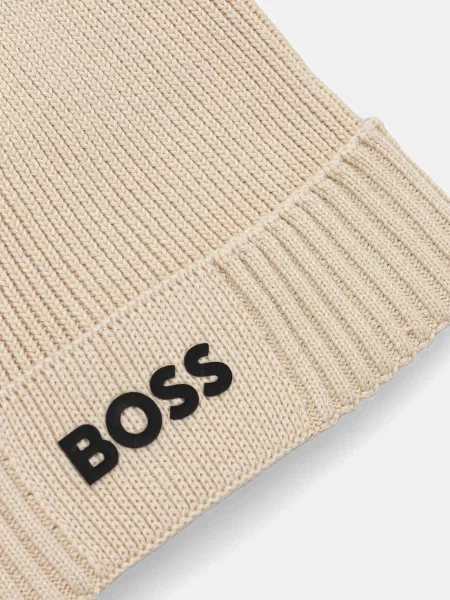 Шапка з вовною BOSS Green BOSS GREEN білий