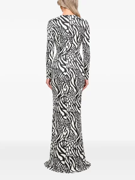 Rochie Roserry cu imagine cu imprimeu abstract negru