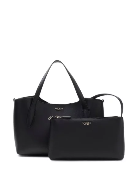 Geantă shopper Guess negru