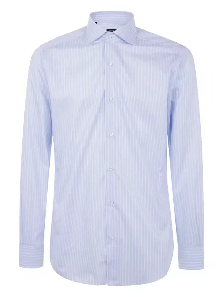Pruhovaná košile Barba modrá