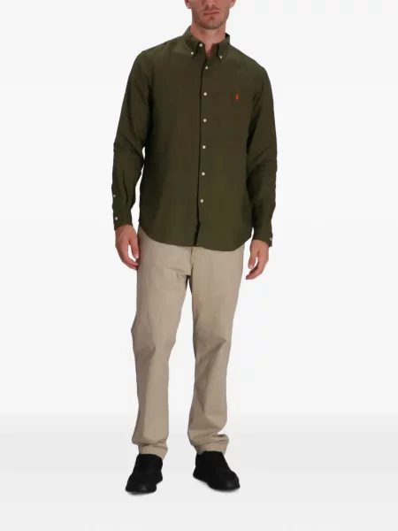 Πουκάμισο Polo Ralph Lauren με κέντημα πράσινο