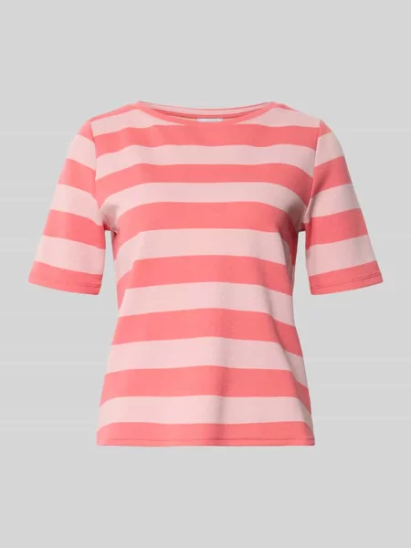 T-shirt z okrągłym dekoltem i rękawem o dł. More & More
