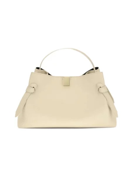 Yuzefi Torebki Kobieta ONE SIZE Skóra Torebka Gyoza Handle Bag beżowy