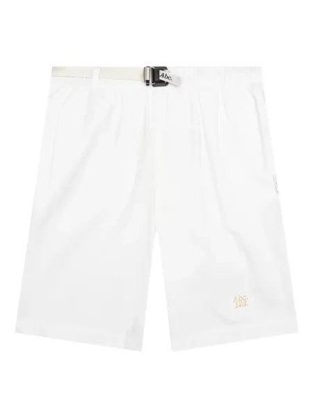 Pantaloni scurți Advisory Board Crystals cu cataramă de cristal alb