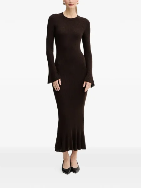 Rochie maxi Luisa Spagnoli de costum maro