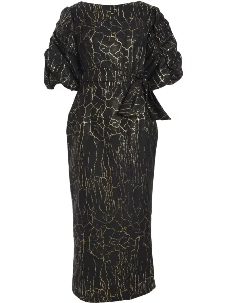 Sukienka midi Baruni czarna