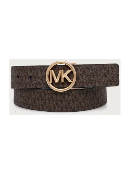 MICHAEL Michael Kors pasek dwustronny biały niebieski