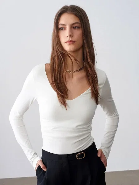 Dilvin Bluza Blusen' bijela