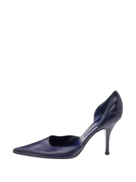 Pantofi cu toc Sergio Rossi din piele violet