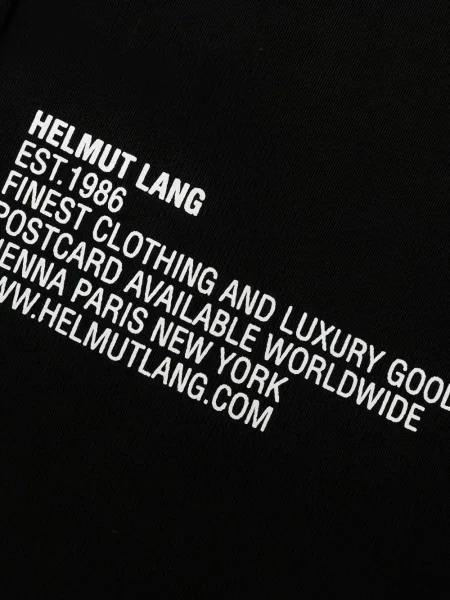 Pantaloni de jogging Helmut Lang cu imagine negru