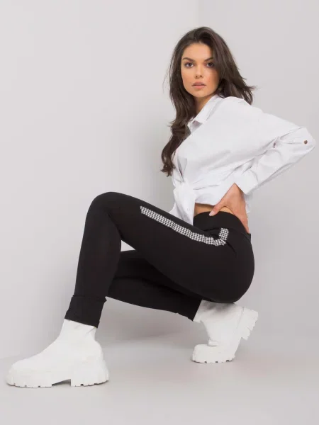 Leggings Fashionhunters negru