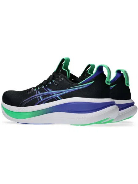 Pánske bežecké topánky ASICS Gel-Nimbus 28 black/cobalt burst čierna