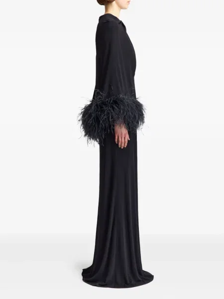 Rochie 16arlington cu pene negru