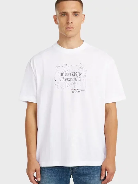 Футболка G-star Raw біла