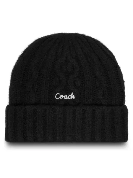 Шапка Coach чорна