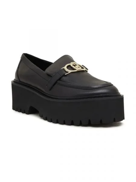 Liu Jo Bőr loafer cipők FORTY 01 fekete