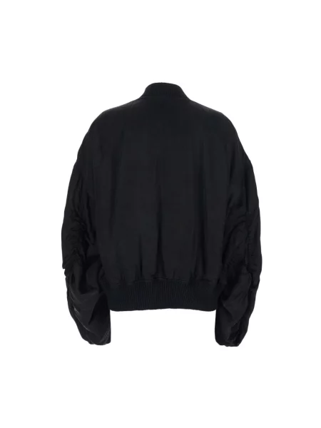 Kurtka bomber Rick Owens wełniany czarny
