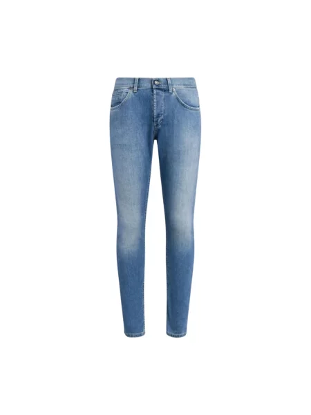 Skinny jeansy skinny Dondup niebieskie