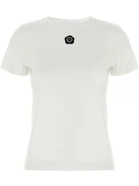 Tricou Kenzo cu model floral alb