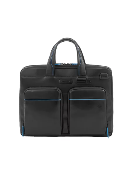 Torba na laptopa Piquadro czarna